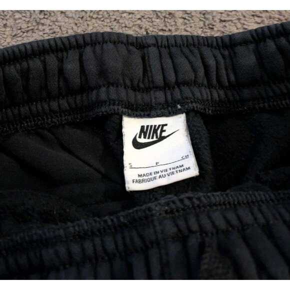 Nike Club Fleece Black Joggers Sweatpants CJ1616-010 Men's Small - Picture 4 of 6